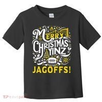 Pittsburgh Christmas Funny Yinz Jagoff Ugly Toddler T-Shirt thumb 0