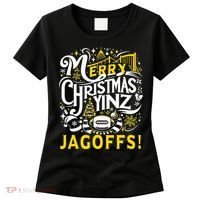 Pittsburgh Christmas Funny Yinz Jagoff Ugly Women's T-Shirt thumb 0