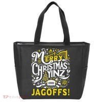 Pittsburgh Christmas Funny Yinz Jagoff Ugly Tote Bag thumb 0