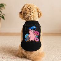 Pig Cop Funny Police Officer Doughnut Doggie Tank thumb 2