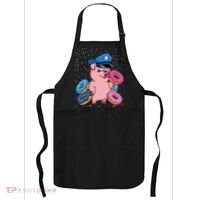 Pig Cop Funny Police Officer Doughnut Apron thumb 0