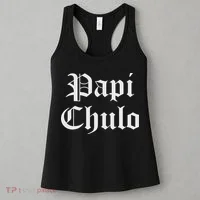 Papi Chulo Funny Mexican Spanish Handsome El Jefe Pimp Daddy Women's Tank Top thumb 3