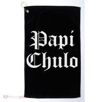 Papi Chulo Funny Mexican Spanish Handsome El Jefe Pimp Daddy Golf Towel thumb 0