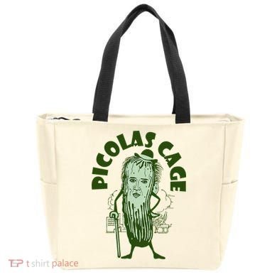 Picolas Cage Funny Cute Tote Bag