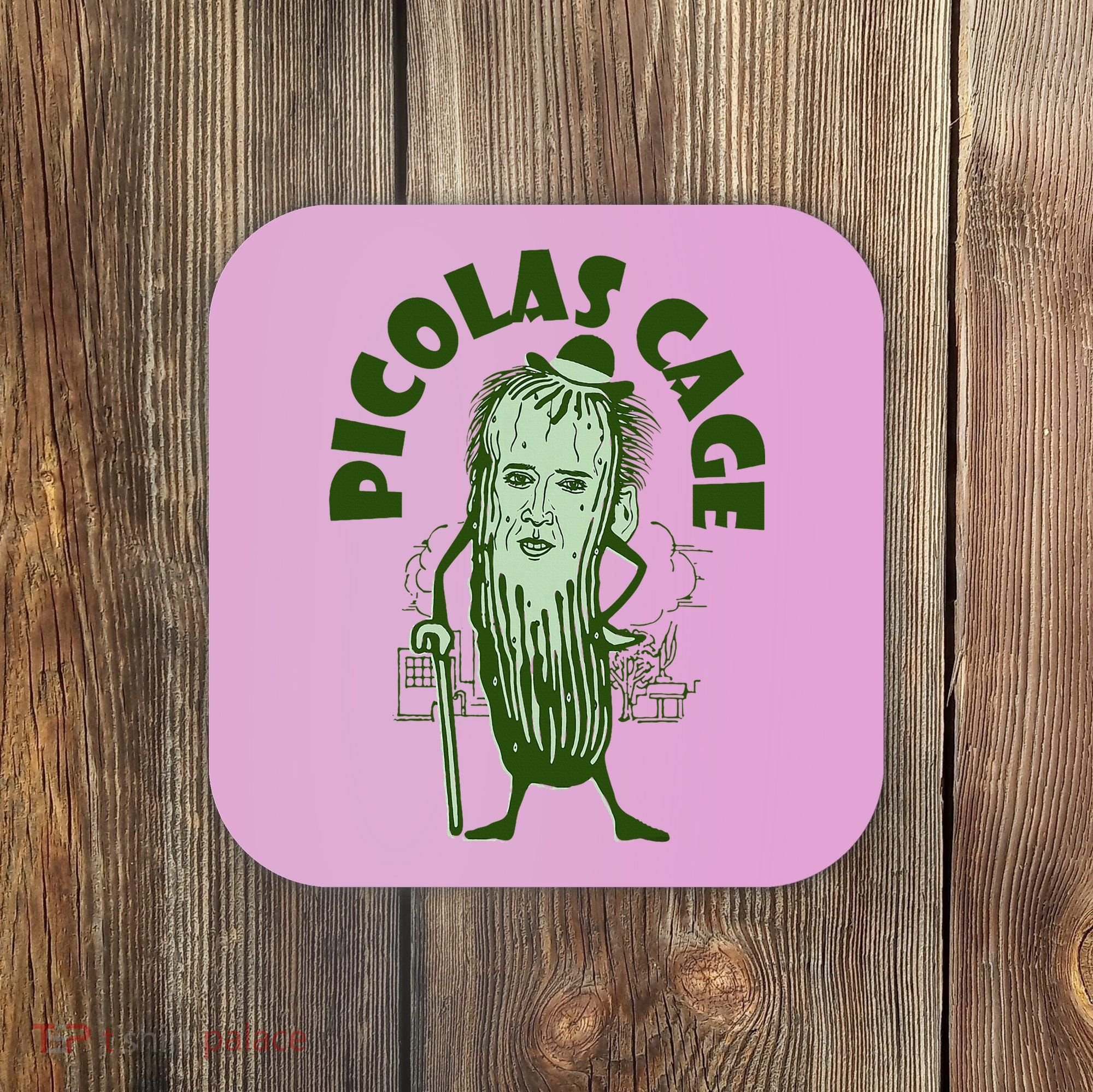 Picolas Cage Funny Cute Coaster