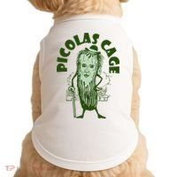 Picolas Cage Funny Cute Doggie Tank thumb 0
