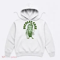 Picolas Cage Funny Cute Hoodie thumb 0