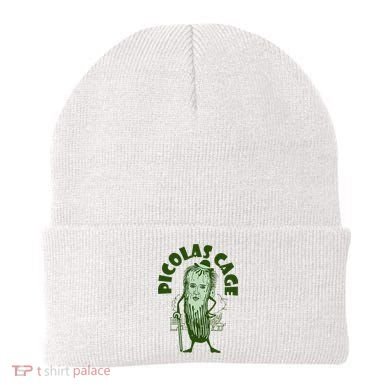 Picolas Cage Funny Cute Beanie