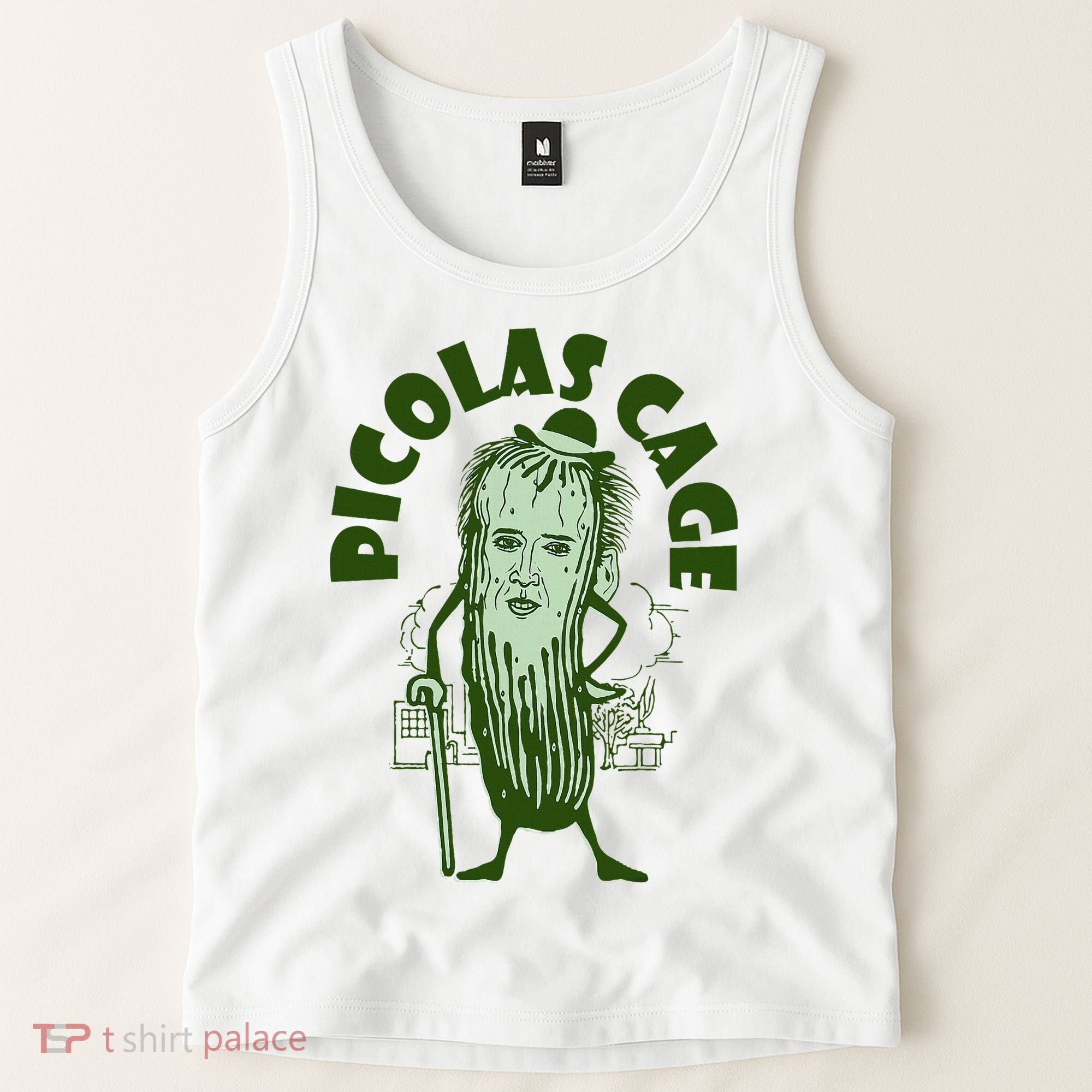 Picolas Cage Funny Cute Tank Top