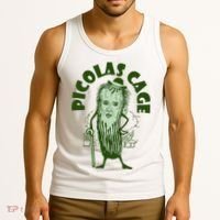 Picolas Cage Funny Cute Tank Top thumb 3