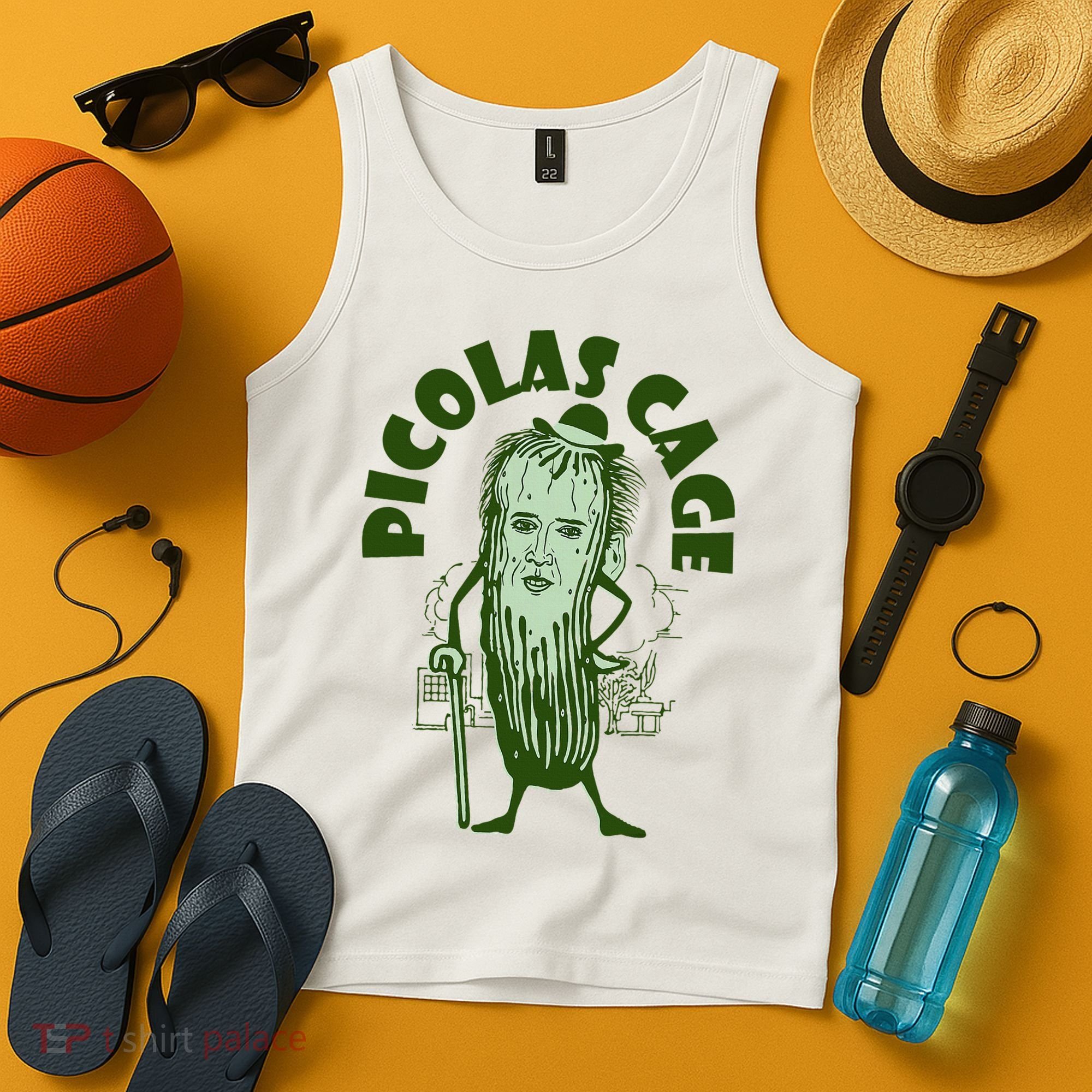 Picolas Cage Funny Cute Tank Top