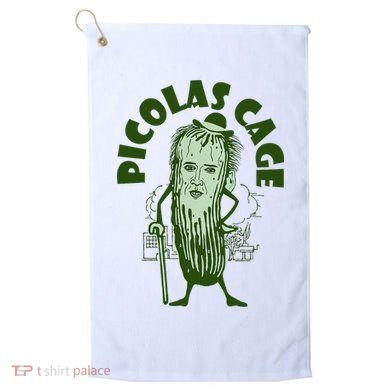 Picolas Cage Funny Cute Golf Towel