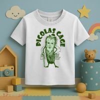 Picolas Cage Funny Cute Toddler T-Shirt thumb 3