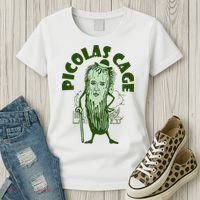 Picolas Cage Funny Cute Women's T-Shirt thumb 3