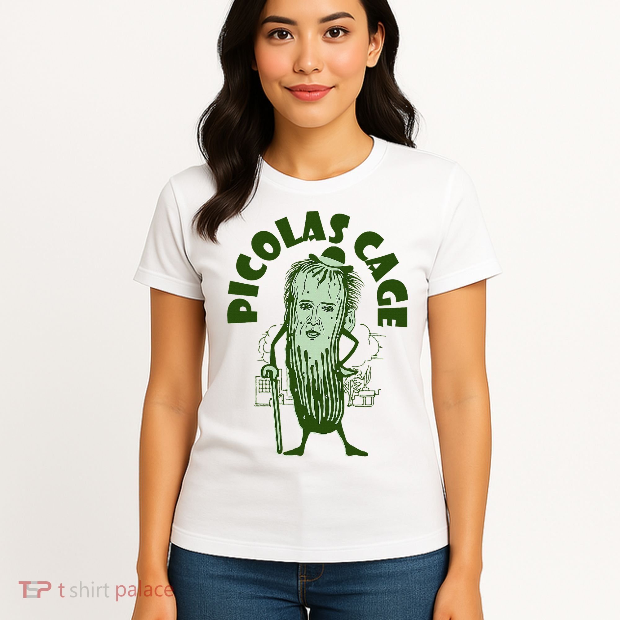 Picolas Cage Funny Cute Women's T-Shirt