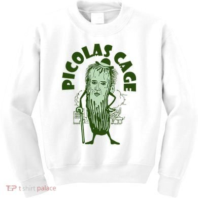 Picolas Cage Funny Cute Kids Sweatshirt