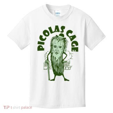 Picolas Cage Funny Cute Kids T-Shirt