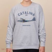 Pby Catalina Flying Boat Seaplane Airplane American Ww2 Women's Sweatshirt thumb 0