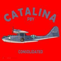 Pby Catalina Flying Boat Seaplane Airplane American Ww2 Santa Hat thumb 1