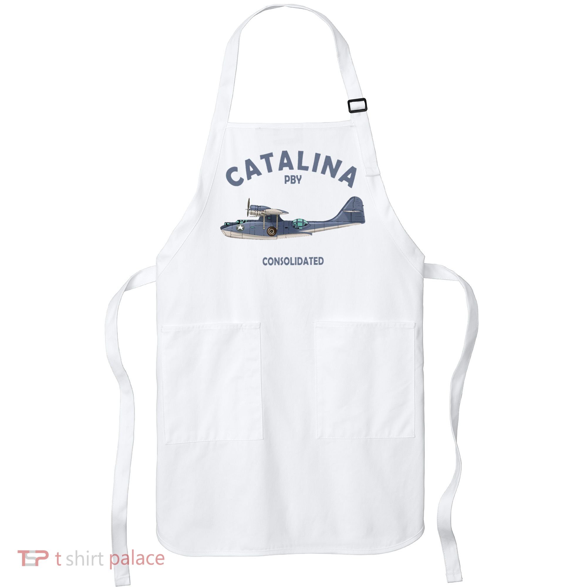 Pby Catalina Flying Boat Seaplane Airplane American Ww2 Apron