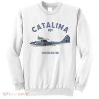 Pby Catalina Flying Boat Seaplane Airplane American Ww2 Sweatshirt thumb 0
