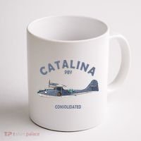 Pby Catalina Flying Boat Seaplane Airplane American Ww2 Coffee Mug thumb 1