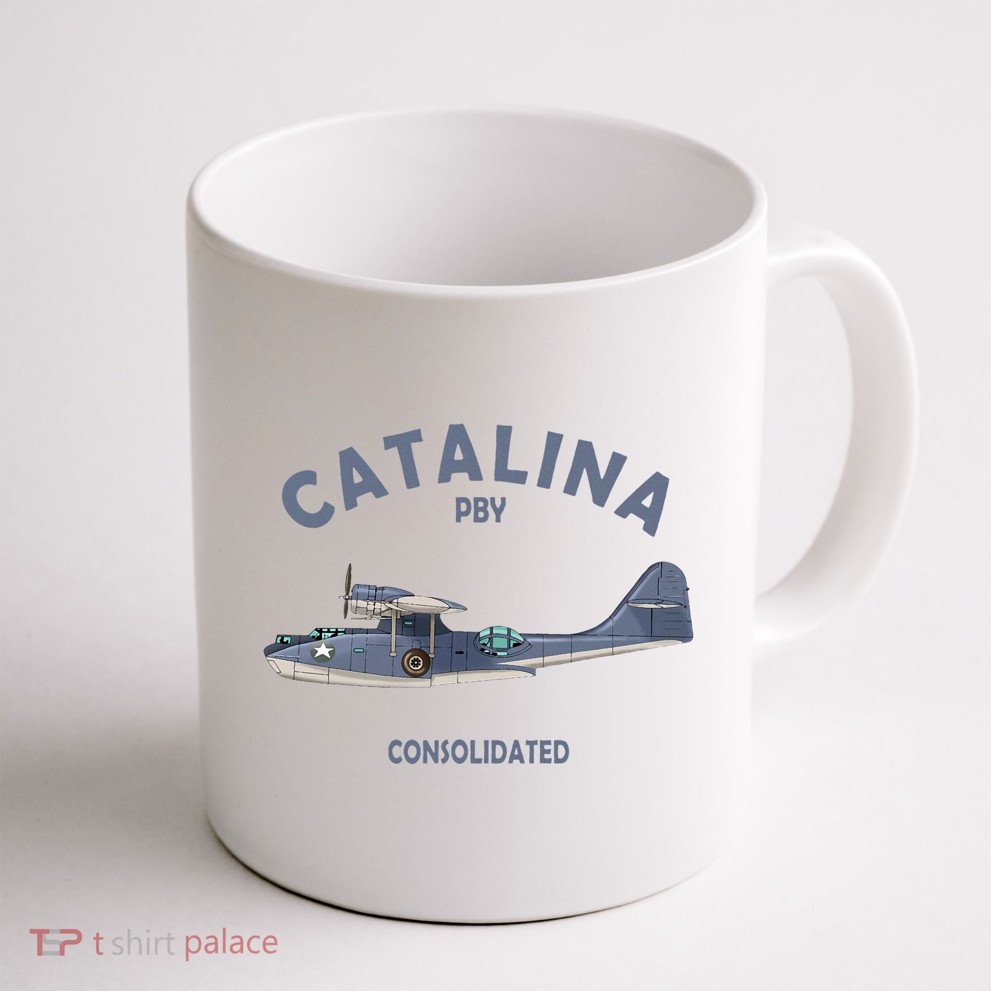 Pby Catalina Flying Boat Seaplane Airplane American Ww2 Coffee Mug