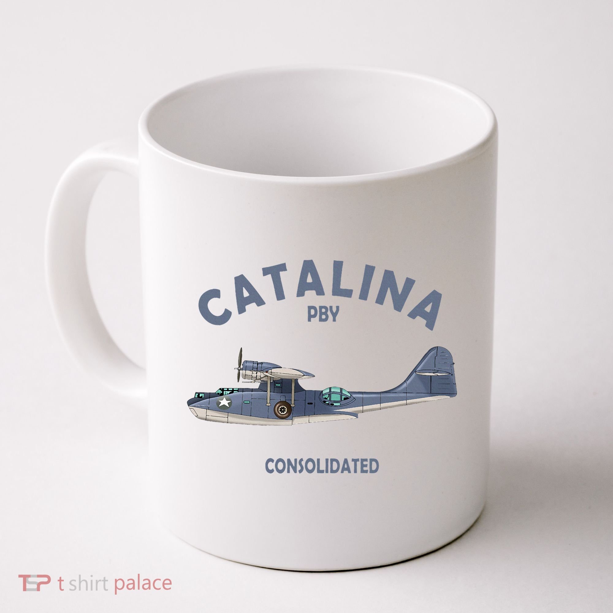 Pby Catalina Flying Boat Seaplane Airplane American Ww2 Coffee Mug