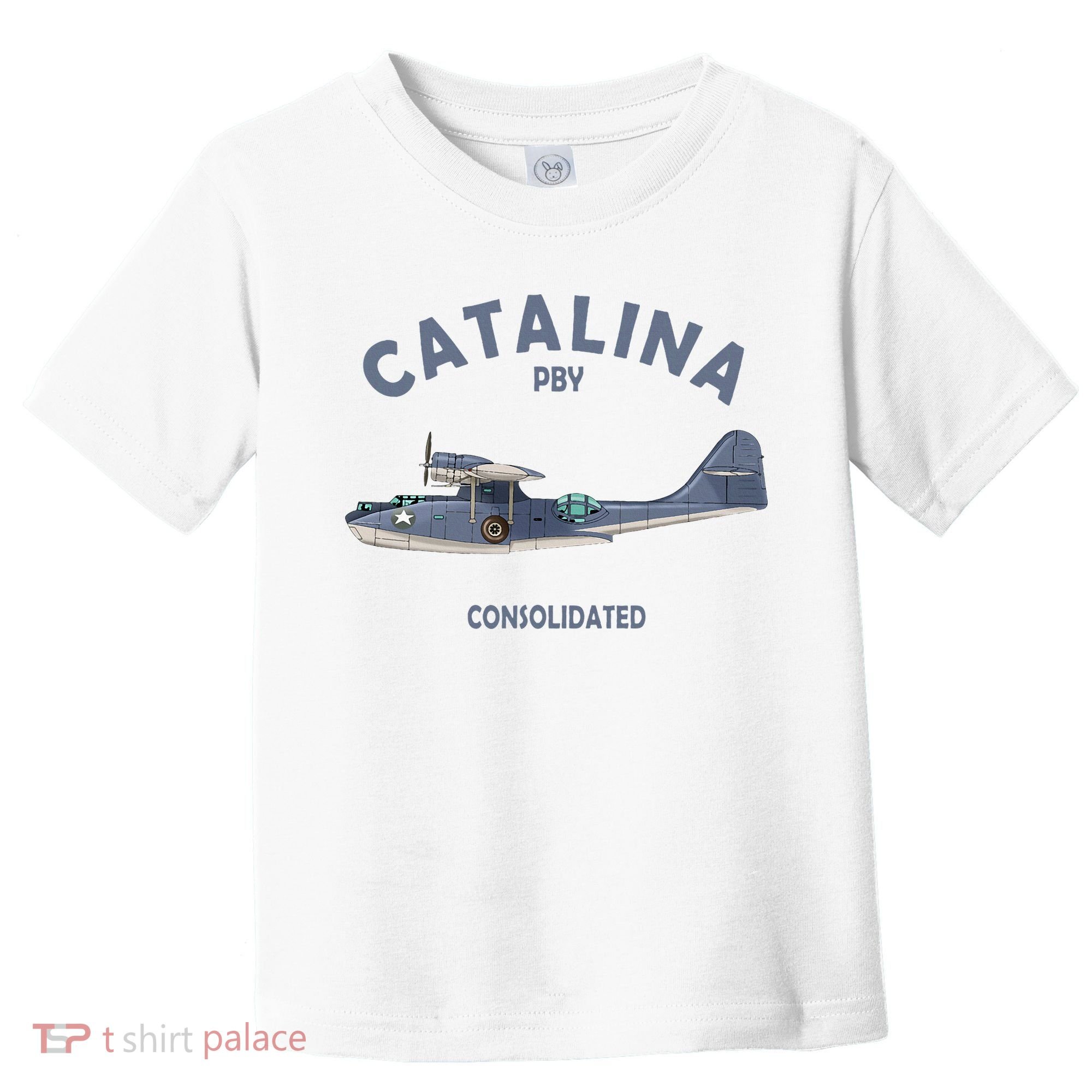 Pby Catalina Flying Boat Seaplane Airplane American Ww2 Toddler T-Shirt
