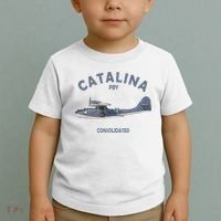 Pby Catalina Flying Boat Seaplane Airplane American Ww2 Toddler T-Shirt thumb 2