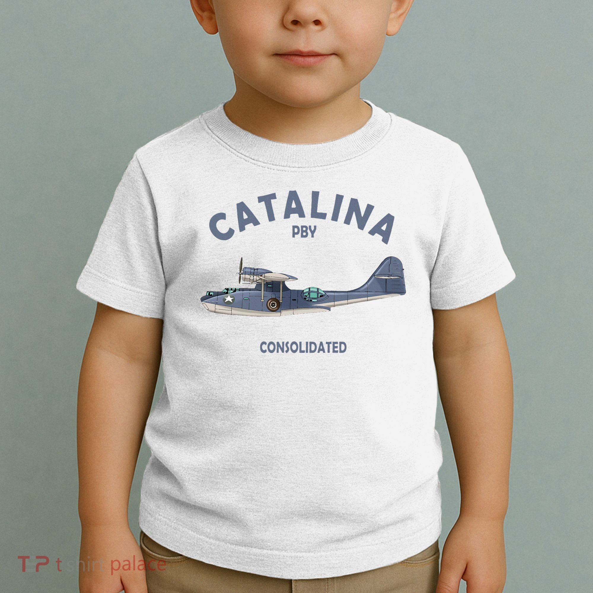 Pby Catalina Flying Boat Seaplane Airplane American Ww2 Toddler T-Shirt