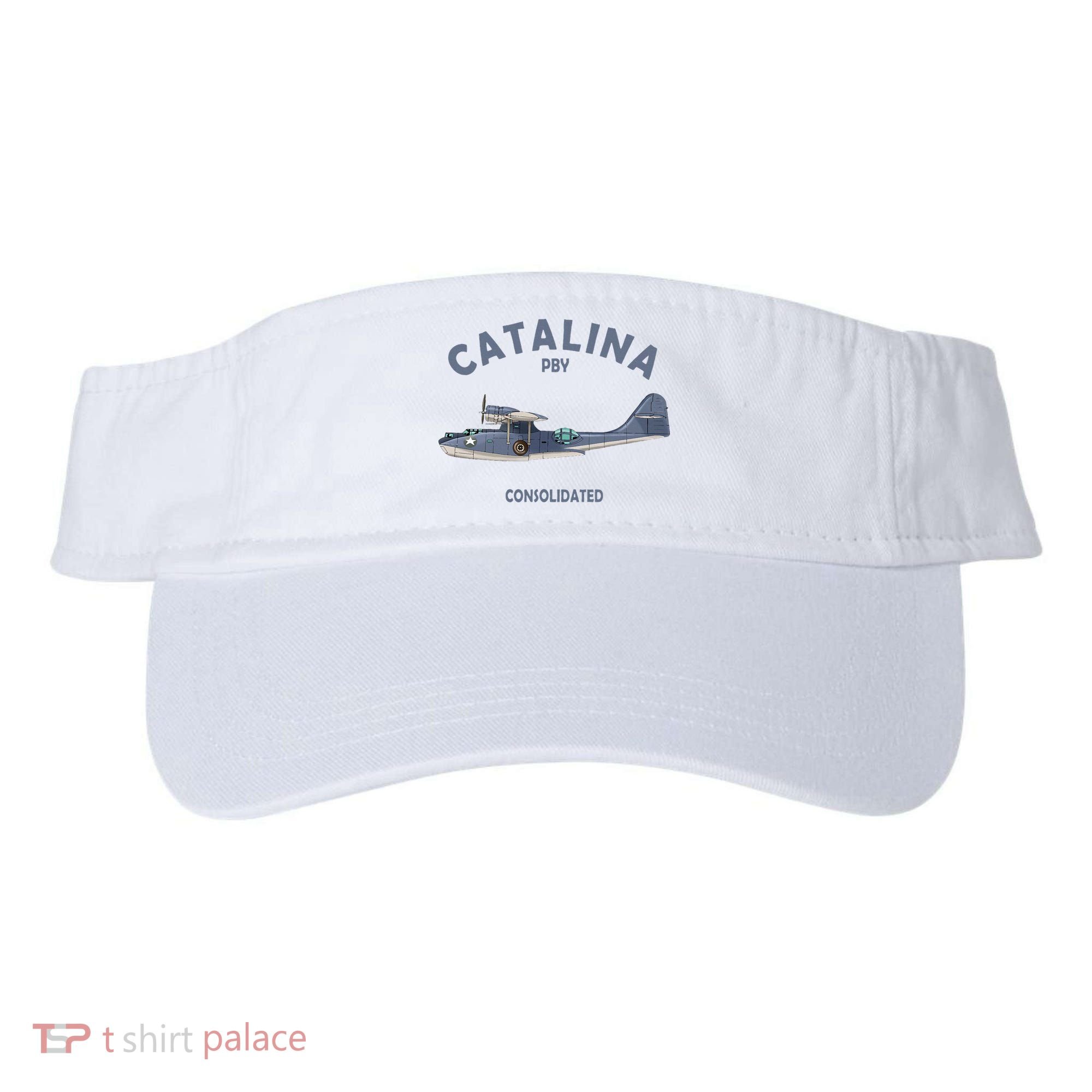 Pby Catalina Flying Boat Seaplane Airplane American Ww2 Visor