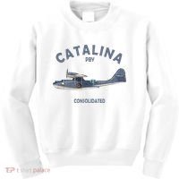 Pby Catalina Flying Boat Seaplane Airplane American Ww2 Kids Sweatshirt thumb 0
