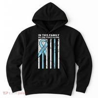 Prostate Cancer Fight Cancer Ribbon Hoodie thumb 0