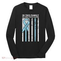 Prostate Cancer Fight Cancer Ribbon Long Sleeve Shirt thumb 0
