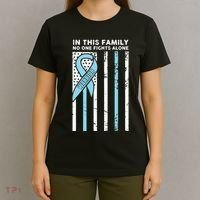 Prostate Cancer Fight Cancer Ribbon T-Shirt thumb 4