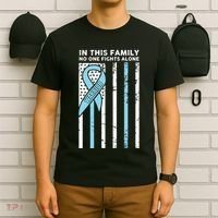 Prostate Cancer Fight Cancer Ribbon T-Shirt thumb 6