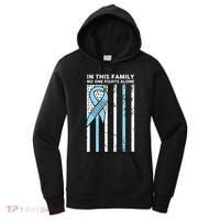 Prostate Cancer Fight Cancer Ribbon Women's Hoodie thumb 0