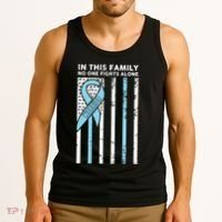 Prostate Cancer Fight Cancer Ribbon Tank Top thumb 3