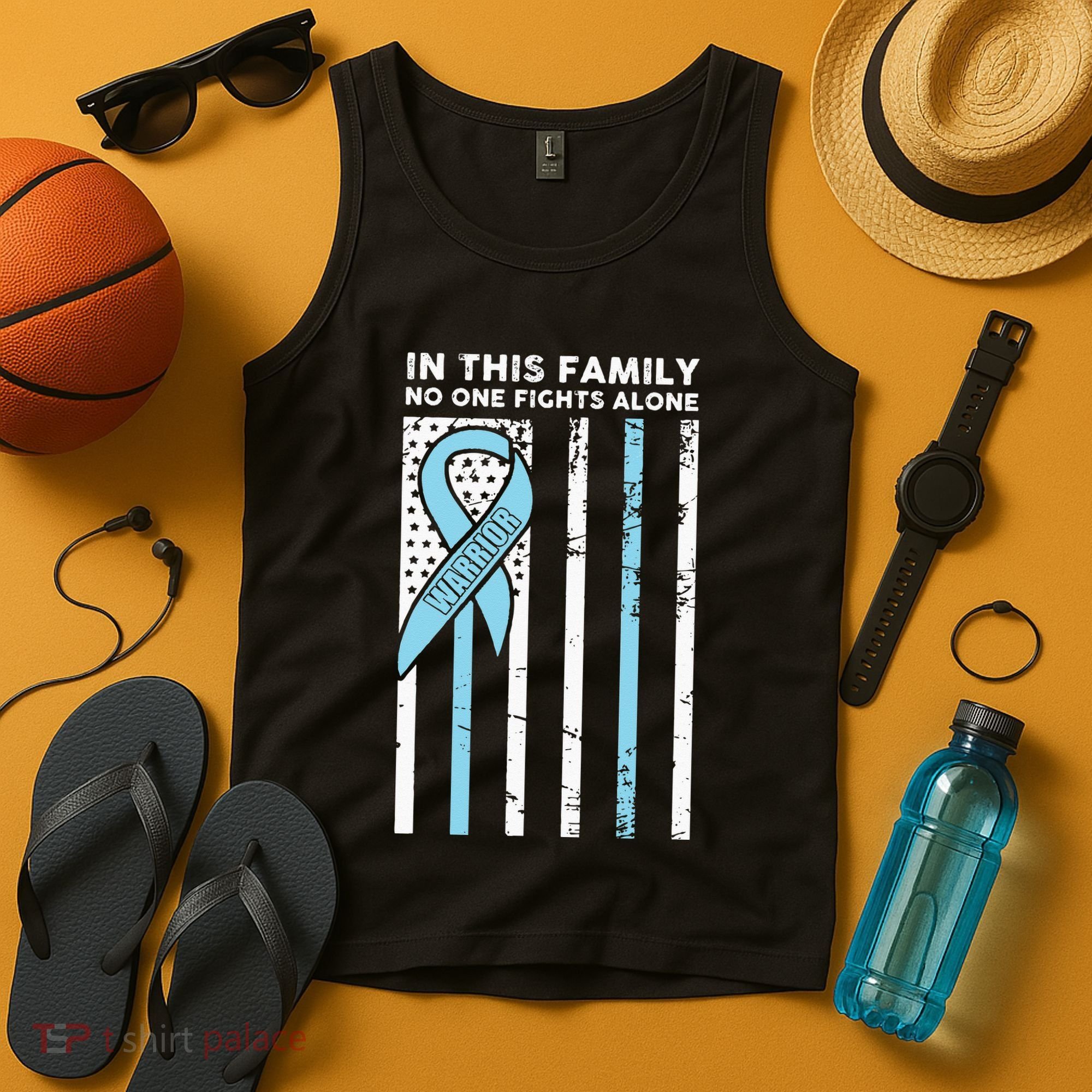 Prostate Cancer Fight Cancer Ribbon Tank Top