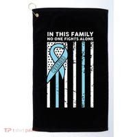 Prostate Cancer Fight Cancer Ribbon Golf Towel thumb 0