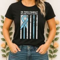 Prostate Cancer Fight Cancer Ribbon Women's T-Shirt thumb 2