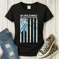 Prostate Cancer Fight Cancer Ribbon Women's T-Shirt thumb 3