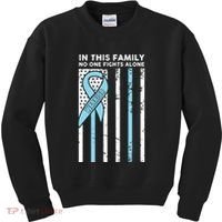 Prostate Cancer Fight Cancer Ribbon Kids Sweatshirt thumb 0