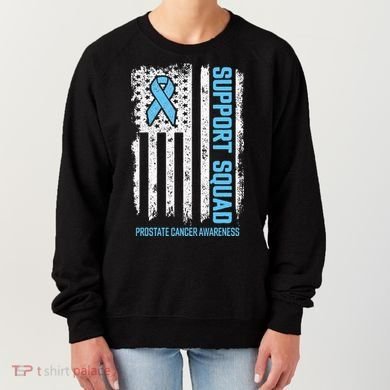 Prostate Cancer Flag Support Squad Prostate Cancer Awareness Women's Sweatshirt