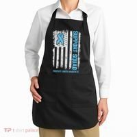Prostate Cancer Flag Support Squad Prostate Cancer Awareness Apron thumb 2