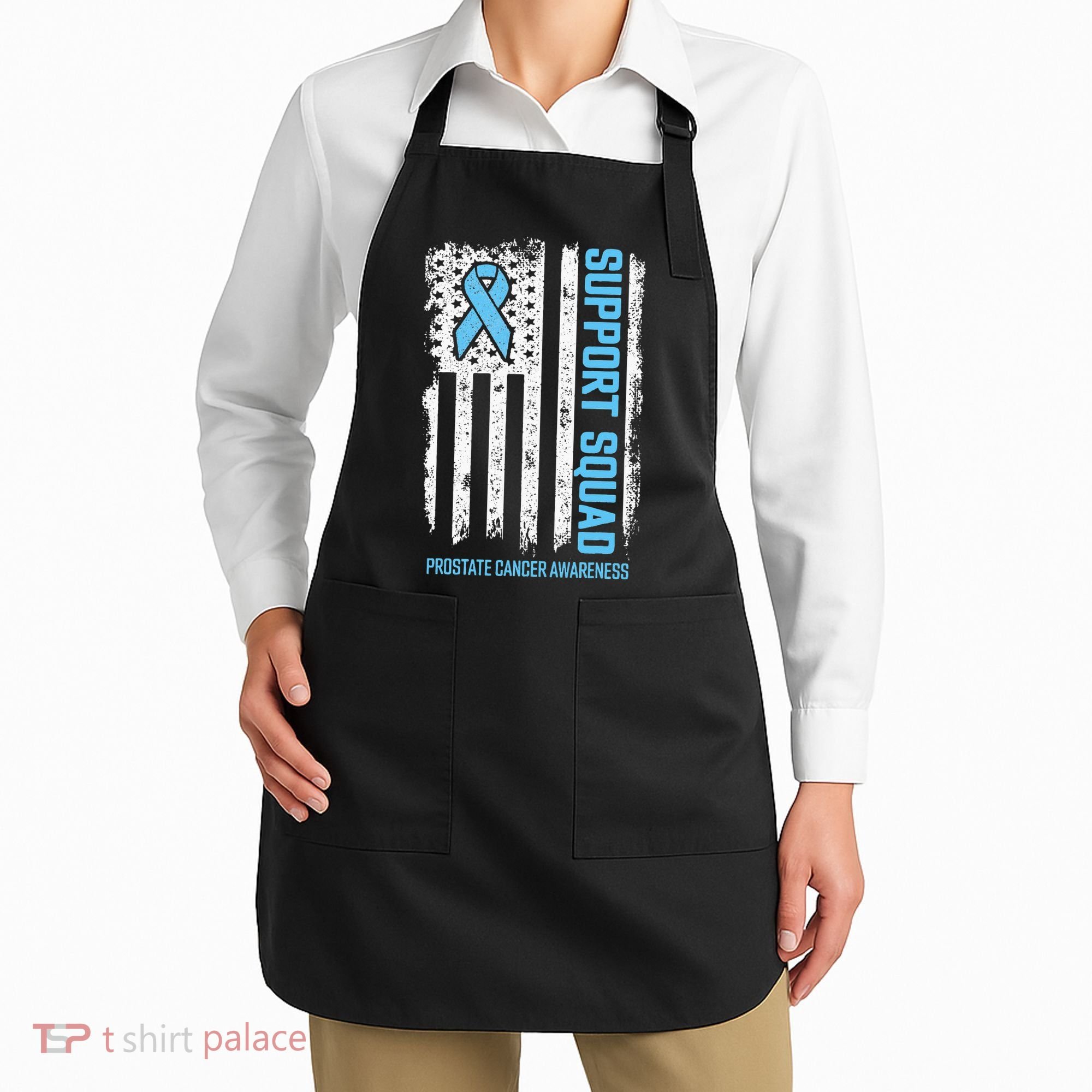 Prostate Cancer Flag Support Squad Prostate Cancer Awareness Apron