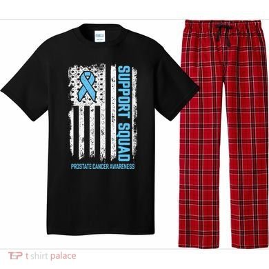 Prostate Cancer Flag Support Squad Prostate Cancer Awareness Pajama Set