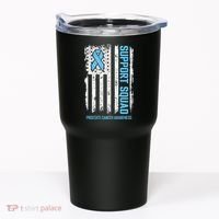 Prostate Cancer Flag Support Squad Prostate Cancer Awareness Tumbler thumb 0