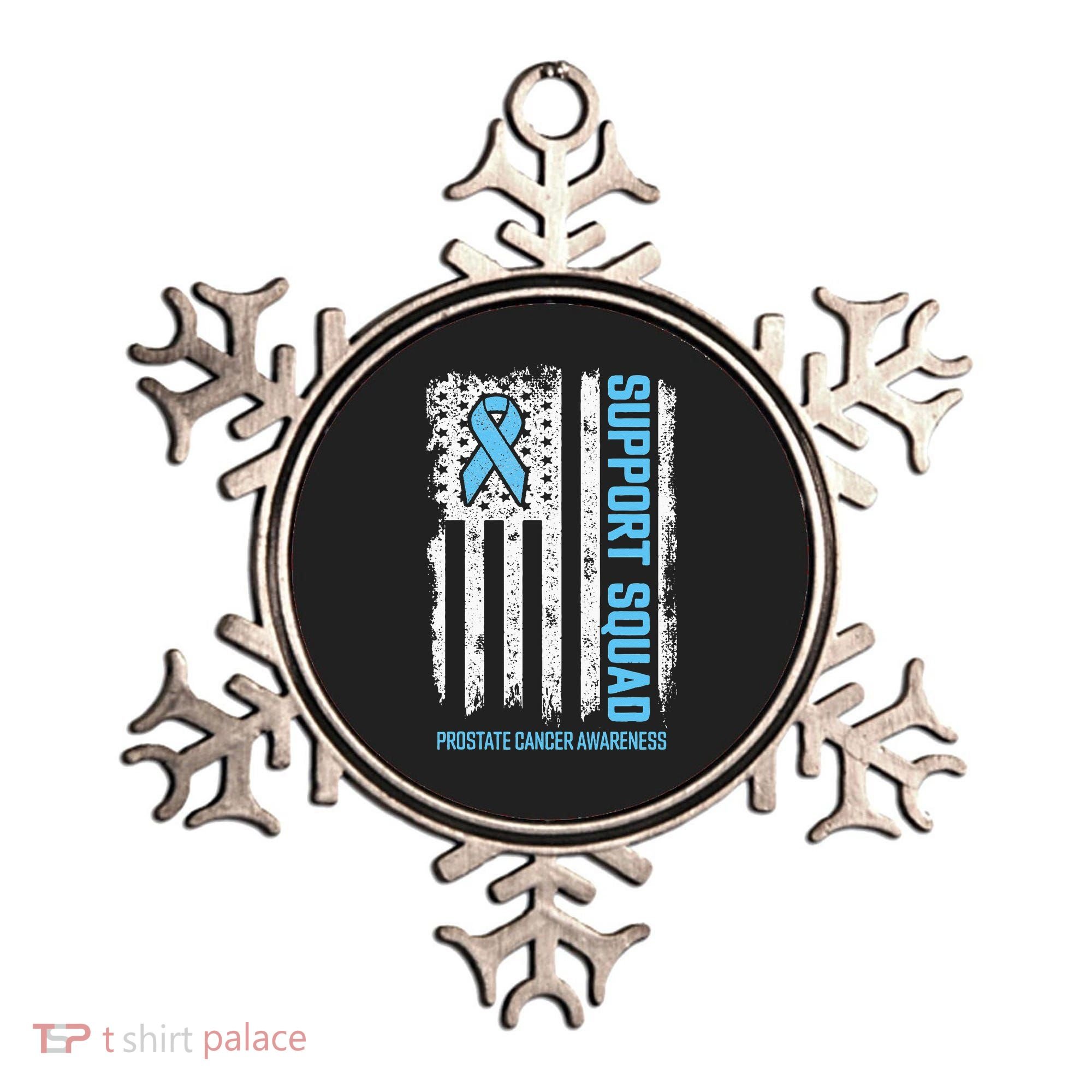 Prostate Cancer Flag Support Squad Prostate Cancer Awareness Ornament